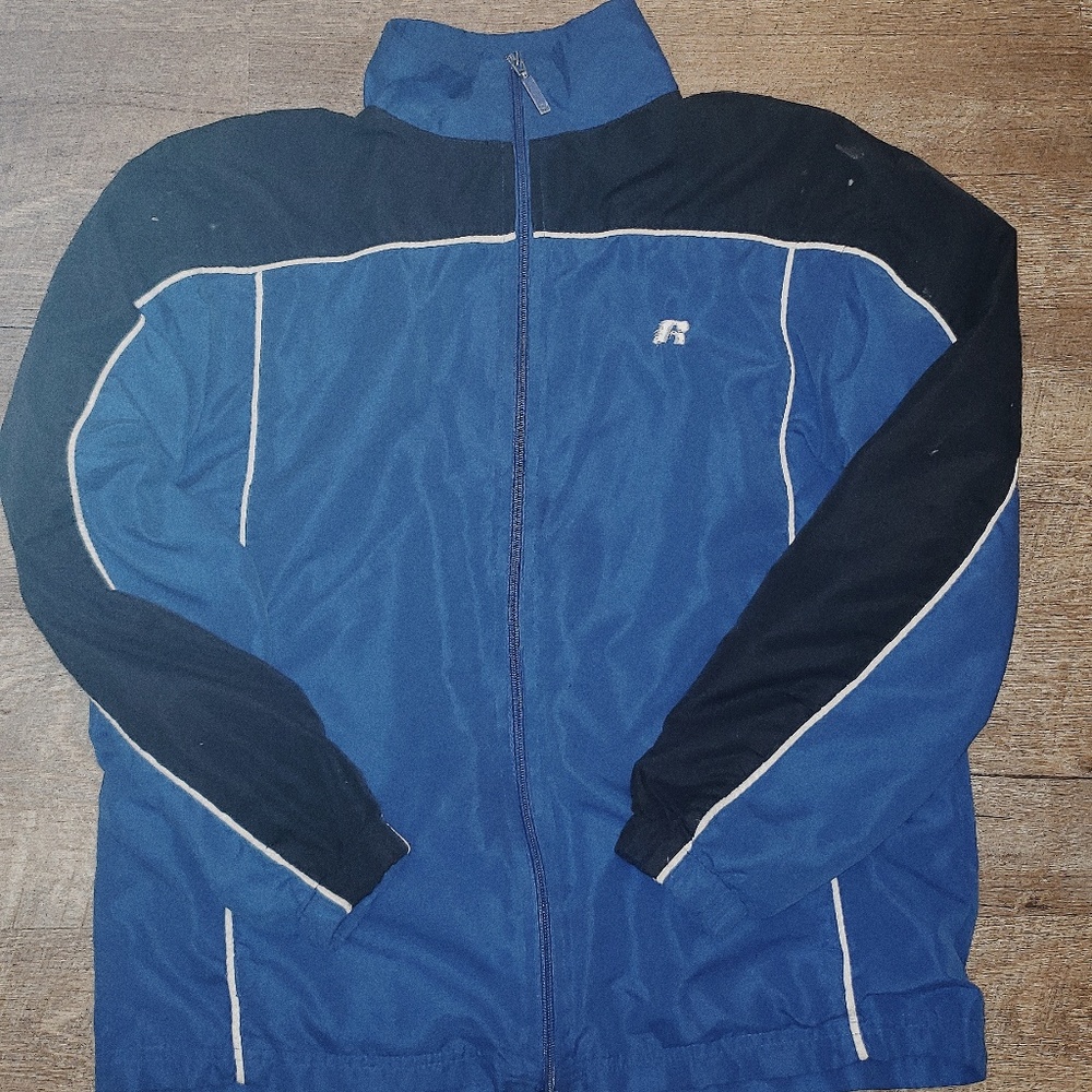 Russel Athletic Blue Windbreaker